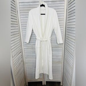 The White Company Sleep Long Waffle Robe Women’s Size S